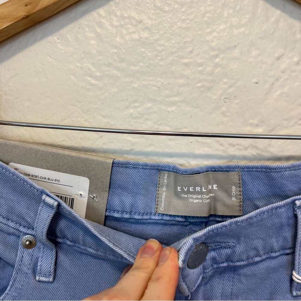 Everlane Original Cheeky Jean Crop Blue 31 - Picture 6 of 9